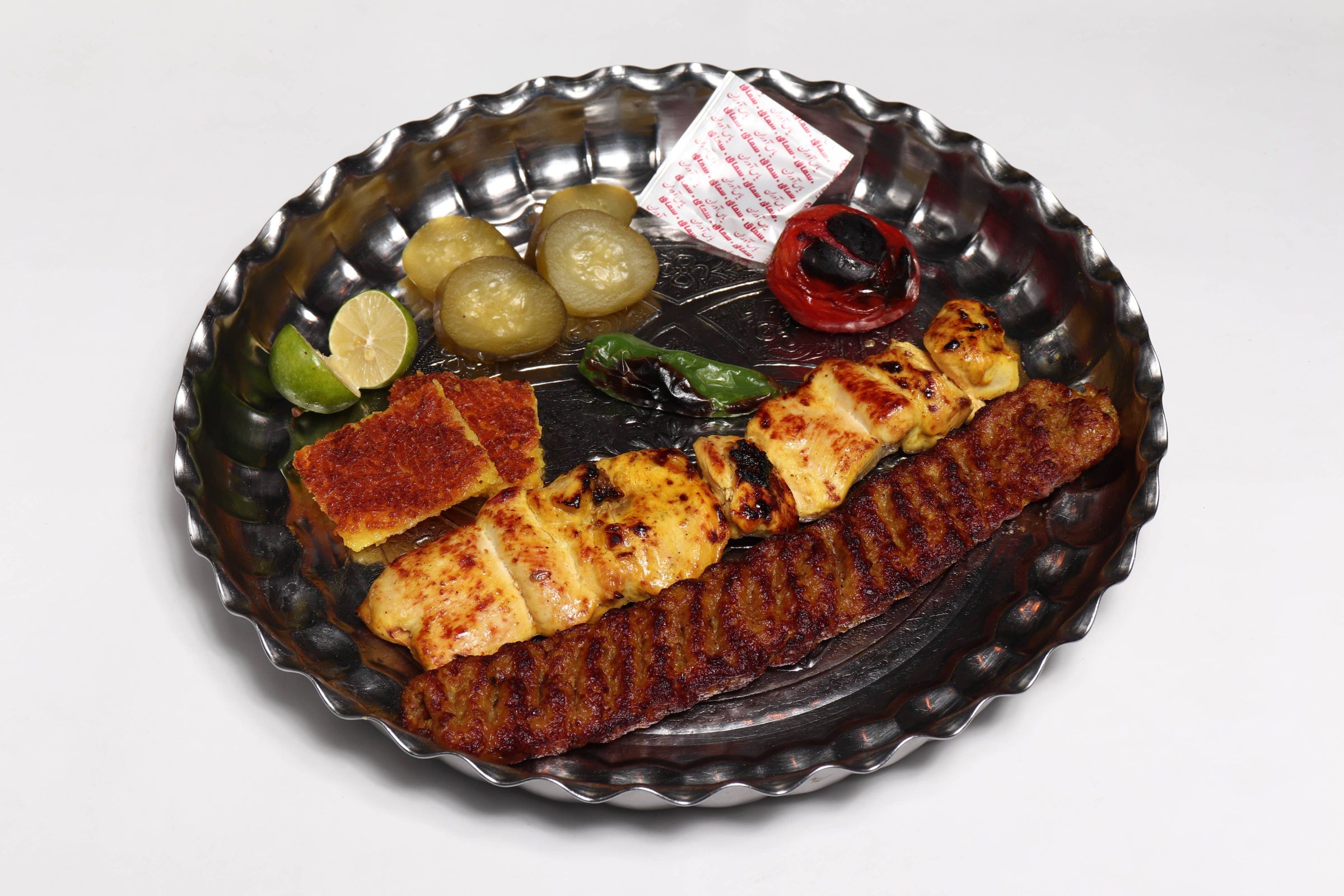 خوراك كباب ميكس معمولي